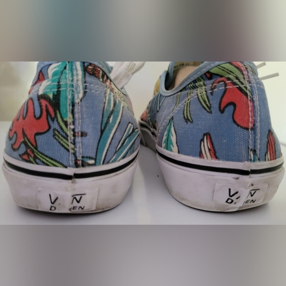 (SOLD)Vintage Vans Van Doren Authentic Blue Parrot Skate Shoes 2013 Mens Size 11 - Picture 5 of 8